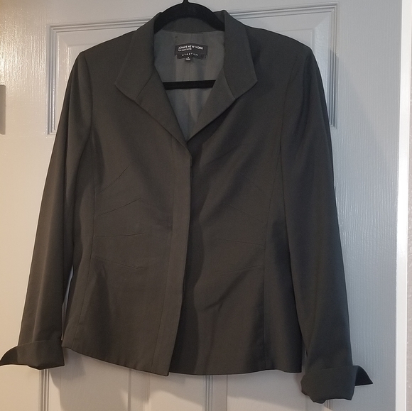 Jones New York Collection Stretch Black Blazer - Picture 2 of 6